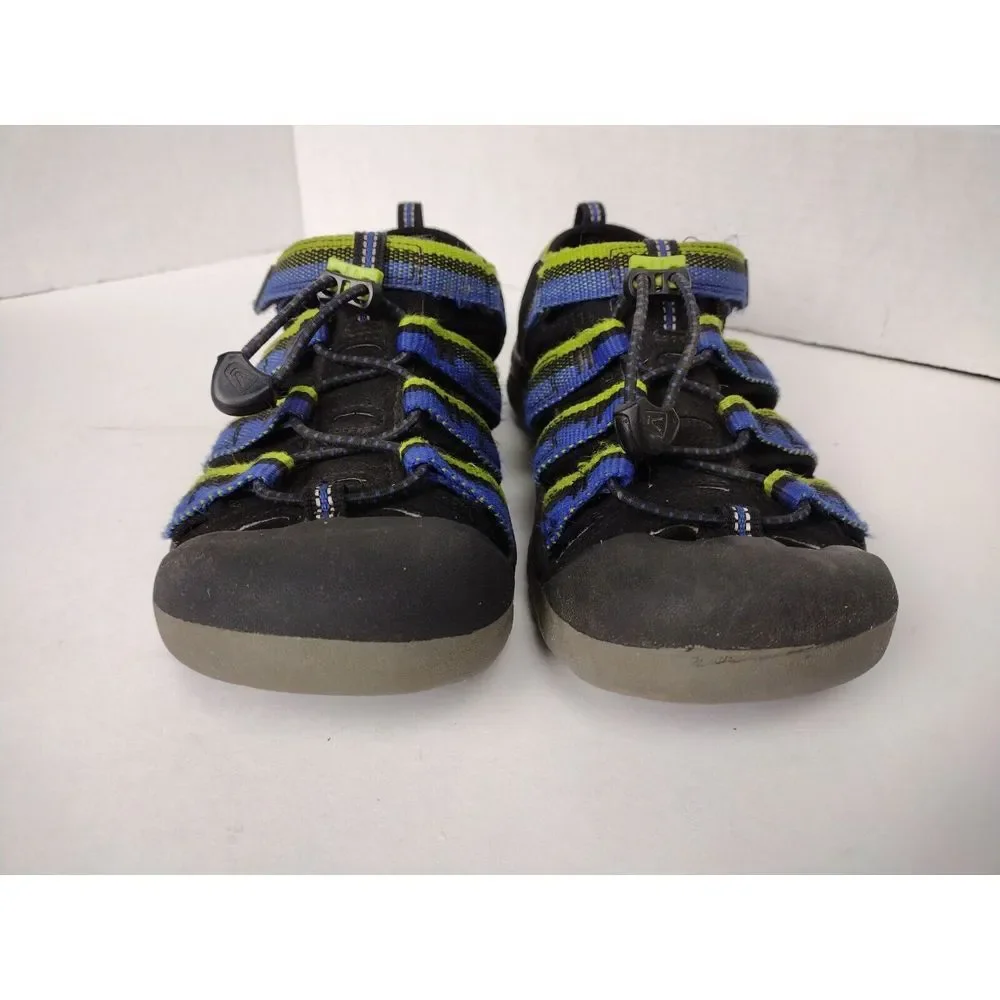 KEEN Sandals Newport H2 Youth Size 4 Waterproof Hiking Water Sport‎ Blue/Green
